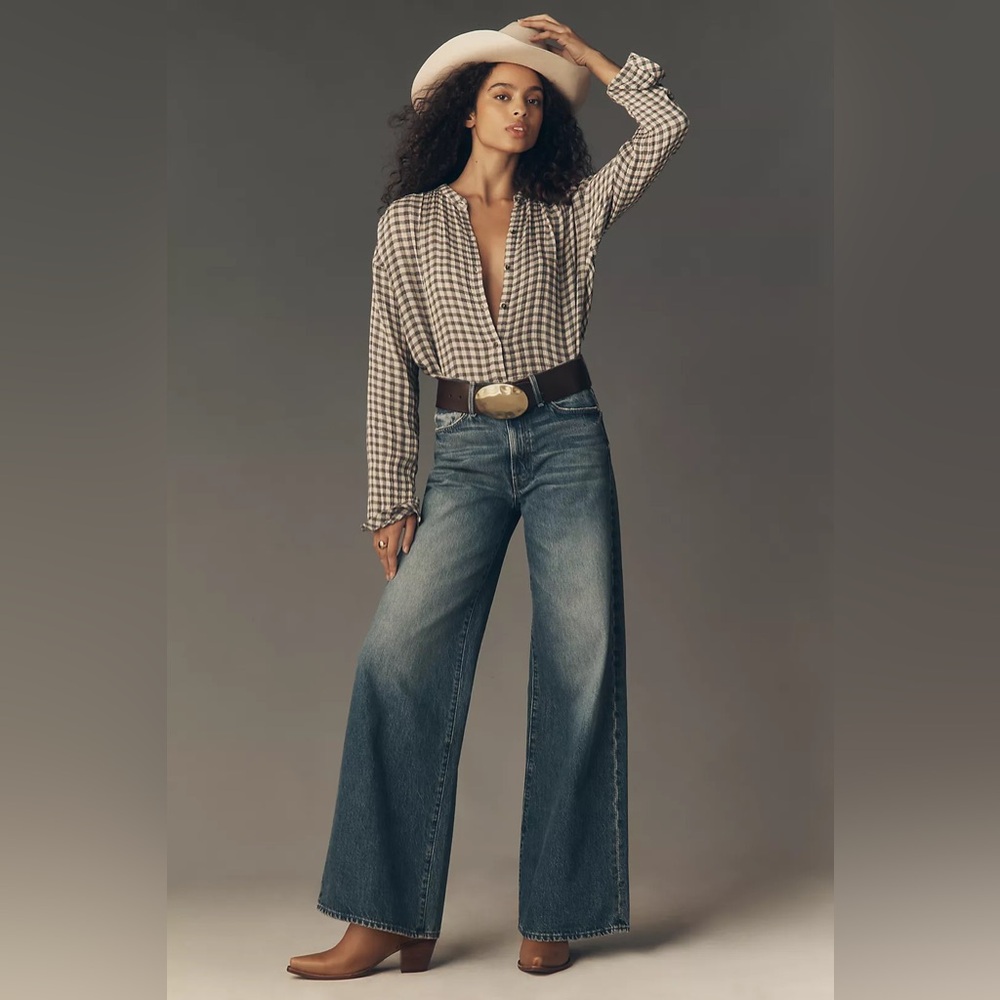Anthropologie Mother The Ditcher Roller Remembering When 28 NWT $288